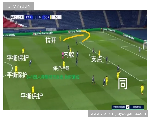 巴黎圣日耳曼边中结合打穿防区